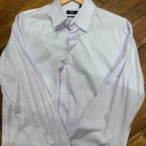 Hugo Boss Regular Fit Dress Shirt - Blue